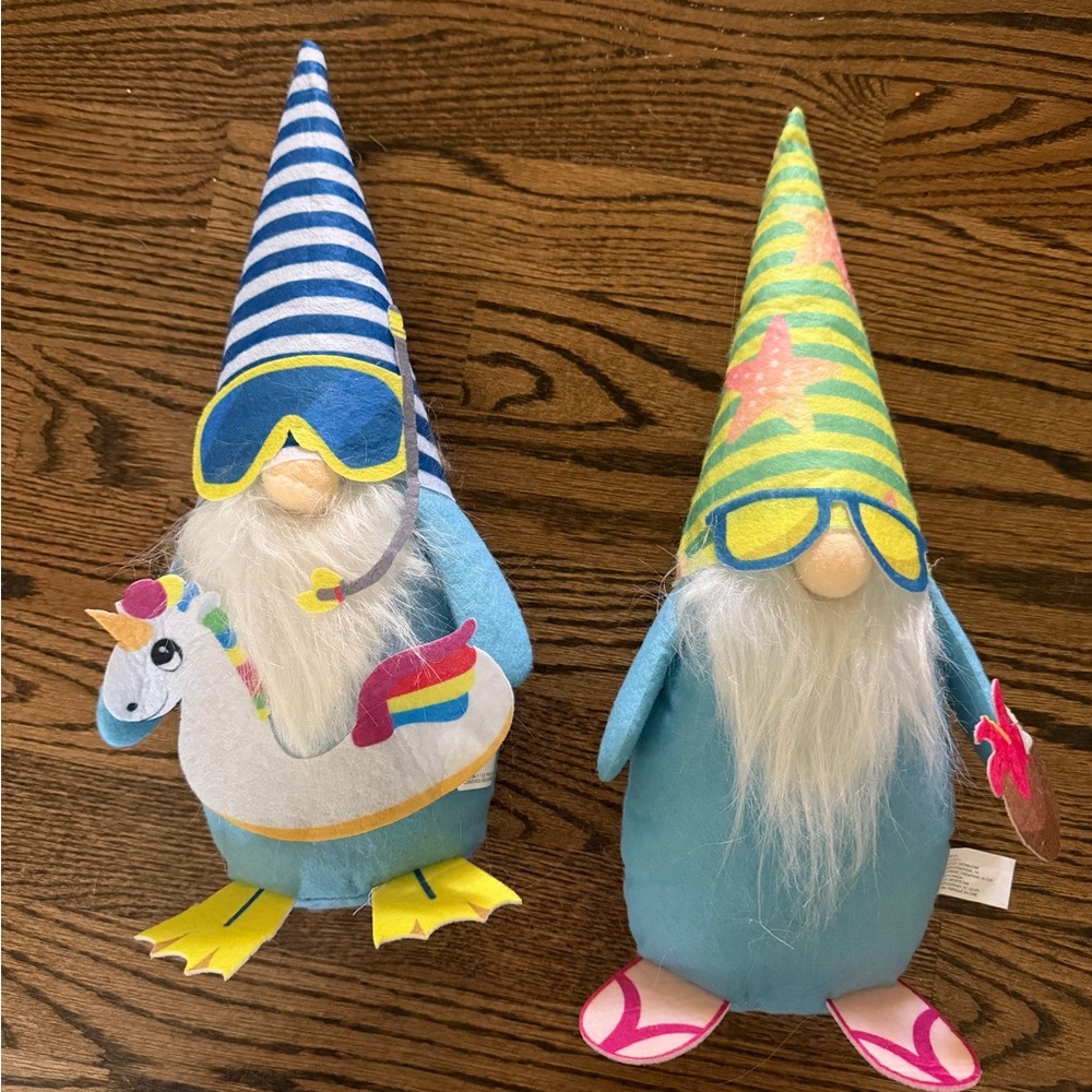 Colorful Gnome Plush Set